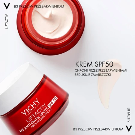 Vichy Liftactiv B3 Крем проти пігментації SPF50, 50 мл: ціни та характеристики