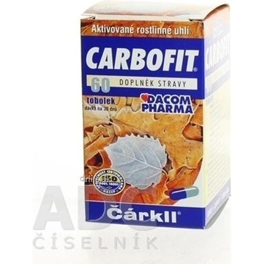 CARBOFIT arkll 1×60 cps, активированный уголь: цены и характеристики