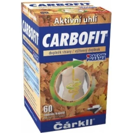 CARBOFIT arkll 1×60 cps, активированный уголь: цены и характеристики