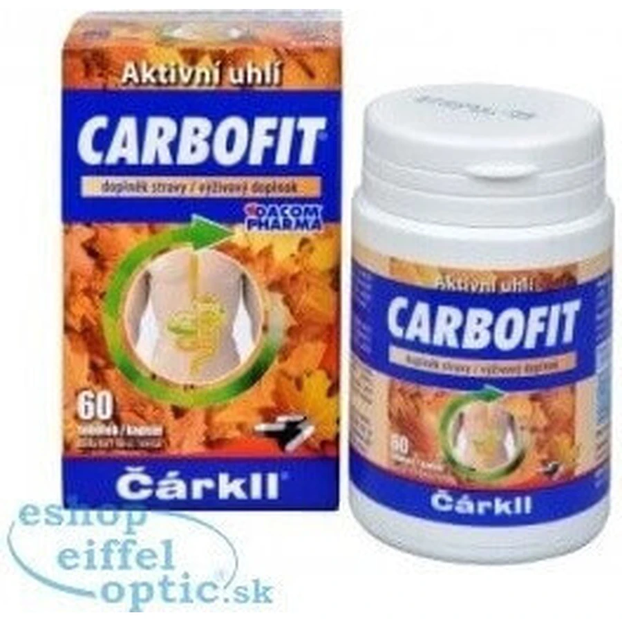CARBOFIT arkll 1×60 cps, активированный уголь: цены и характеристики