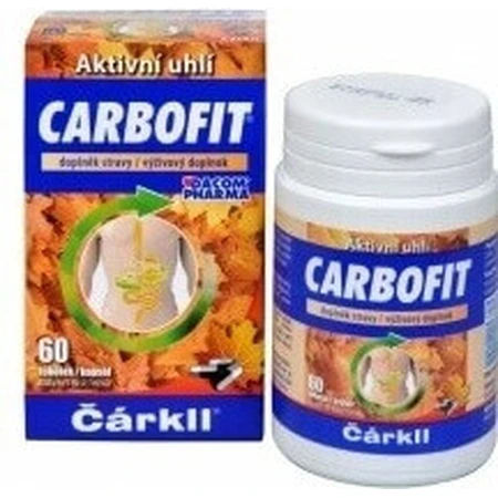 CARBOFIT arkll 1×60 cps, активированный уголь: цены и характеристики
