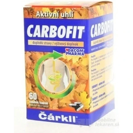 CARBOFIT arkll 1×60 cps, активированный уголь: цены и характеристики