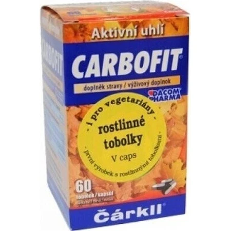 CARBOFIT arkll 1×60 cps, активированный уголь: цены и характеристики