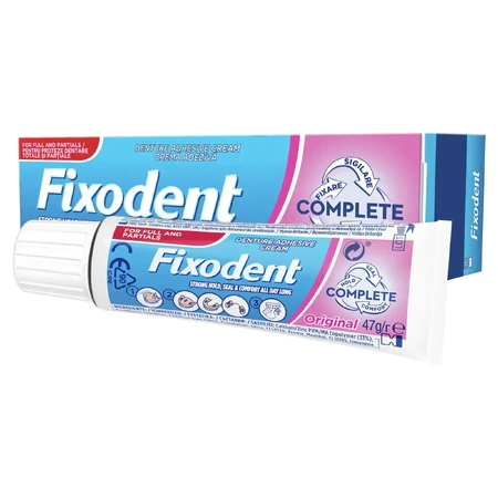 Крем для зубных протезов Fixodent Complete Оригинальный адгезивный, 2 шт. по 47 г: цены и характеристики