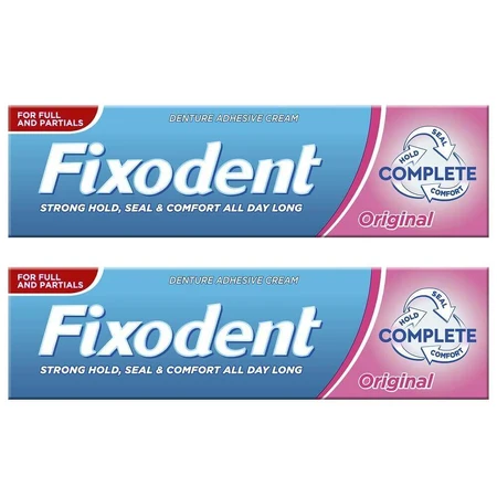 Крем для зубных протезов Fixodent Complete Оригинальный адгезивный, 2 шт. по 47 г: цены и характеристики