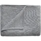 Mushie Вязаное детское одеяло из органического хлопка - лента GRAY 80 x 100 см