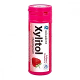 Miradent Xylitol, жевательная резинка с ксилитом для детей, со вкусом клубники, 30 штук