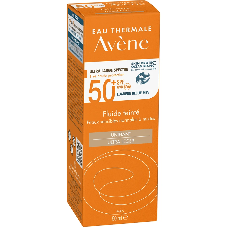 Avène Тональний флюїд SPF 50+ для чутливої шкіри 50 мл: ціни та характеристики
