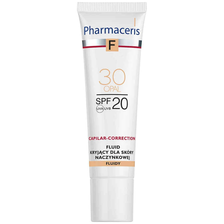 Pharmaceris F, непрозорий флюїд для капілярної шкіри Capilar-Correction, SPF 20, 30 Opal, 30мл: ціни та характеристики
