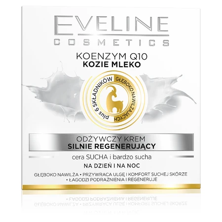 Eveline Cosmetics Koenzyme Q10 + козье молоко Восстанавливающий дневной/ночной крем, 50 мл: цены и характеристики