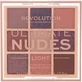 Revolution, Ultimate Nudes Light, палетка тіней для повік 1×0,90 г, палетка тіней