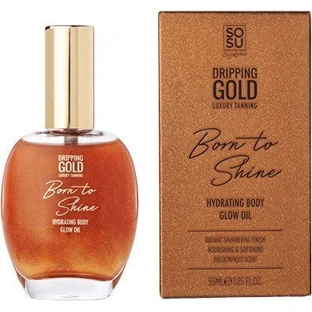Dripping Gold Born to Shine Зволожуюча олійка для тіла з блиском, бронза 50 мл