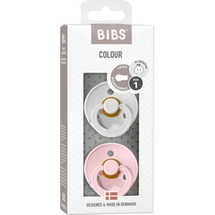 BIBS Colour Natural Cocoa Soothers - , возраст 1, ваниль/румяна 2 шт.