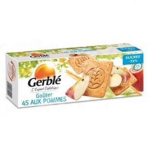Яблочное печенье Gerble с низким содержанием сахара, Питание и здоровье
