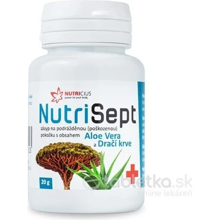 NUTRICIUS NutriSept для подразненої шкіри 1×20 г, упаковка для подразненої шкіри: ціни та характеристики