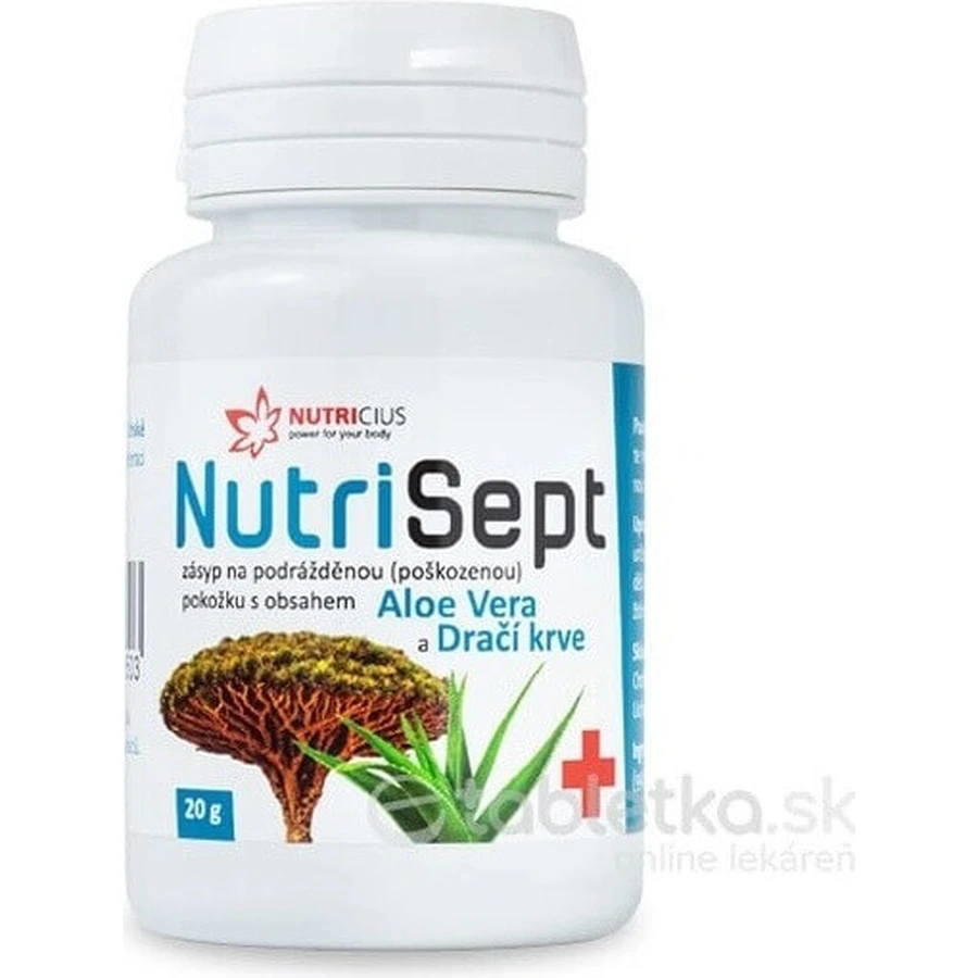 NUTRICIUS NutriSept для подразненої шкіри 1×20 г, упаковка для подразненої шкіри: ціни та характеристики