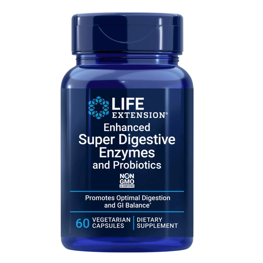 Life Extension Улучшенные суперпищеварительные ферменты с пробиотиками, 60 капсул vege: цены и характеристики
