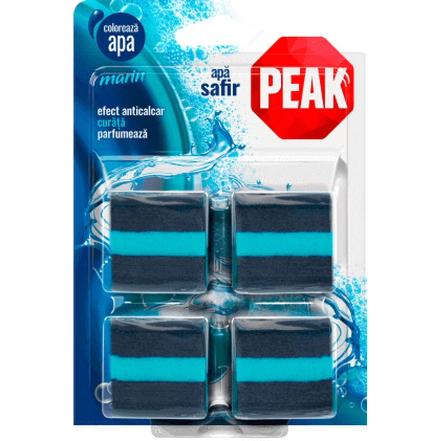Peak Освежитель запаха для унитаза Azur Marine, 4 шт.: цены и характеристики