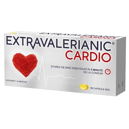 Екстравалер'янік Кардіо Biofarm Extravalerianic Cardio, 15 капсул: ціни та характеристики