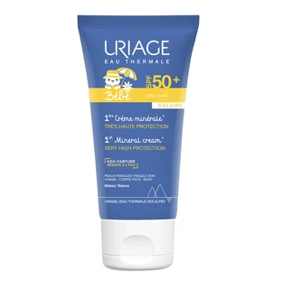 Солнцезащитный крем для детей Uriage 1er Baby из SPF 50+, минеральный, 50 мл