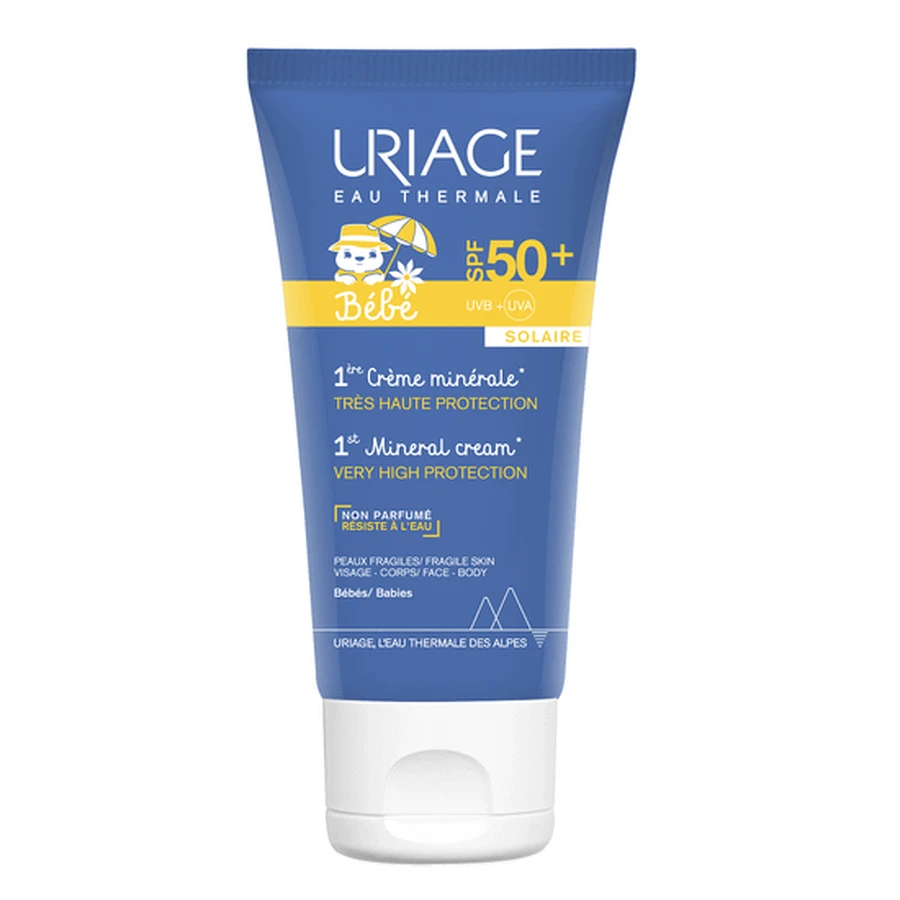Солнцезащитный крем для детей Uriage 1er Baby из SPF 50+, минеральный, 50 мл: цены и характеристики