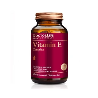 Doctor Life E-Complete SupraBio 8 вітамін Е нового покоління, 60 капсул