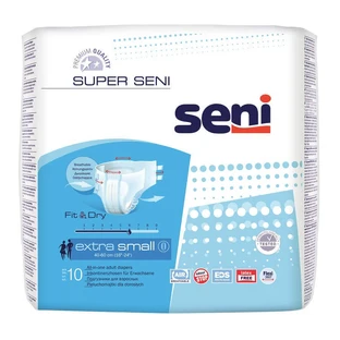 Закриті підгузки, дуже маленькі, 10 штук, Super Seni