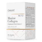 Морской коллаген + Гиалуроновая кислота + Витамин С OstroVit Marine Collagen + Hyaluronic Acid + Vitamin, со вкусом кокоса и персика, порошок 5 г, 30 пакетиков: цены и характеристики