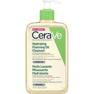 CeraVe Зволожуюча піноутворююча очищувальна олія з 3 необхідними керамідами та ліпідами 473 мл