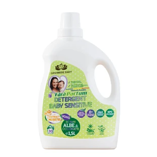 Пральний порошок для білих та кольорових речей Baby Sensitive 1,5 л без віддушки, аромат кашеміру