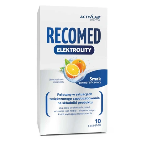 ActivLab Pharma RecoMed Электролиты, апельсиновый вкус, 14 г x 10 пакетиков: цены и характеристики