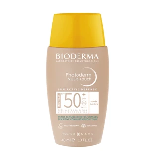 Флюїд для обличчя та тіла Bioderma Photoderm Nude Touch Golden Mineral  SPF50+, 40 мл