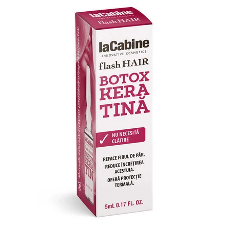 Флакон Flash Hair Botox Keratin, 1 флакон х 5 мл, La Cabine: цены и характеристики