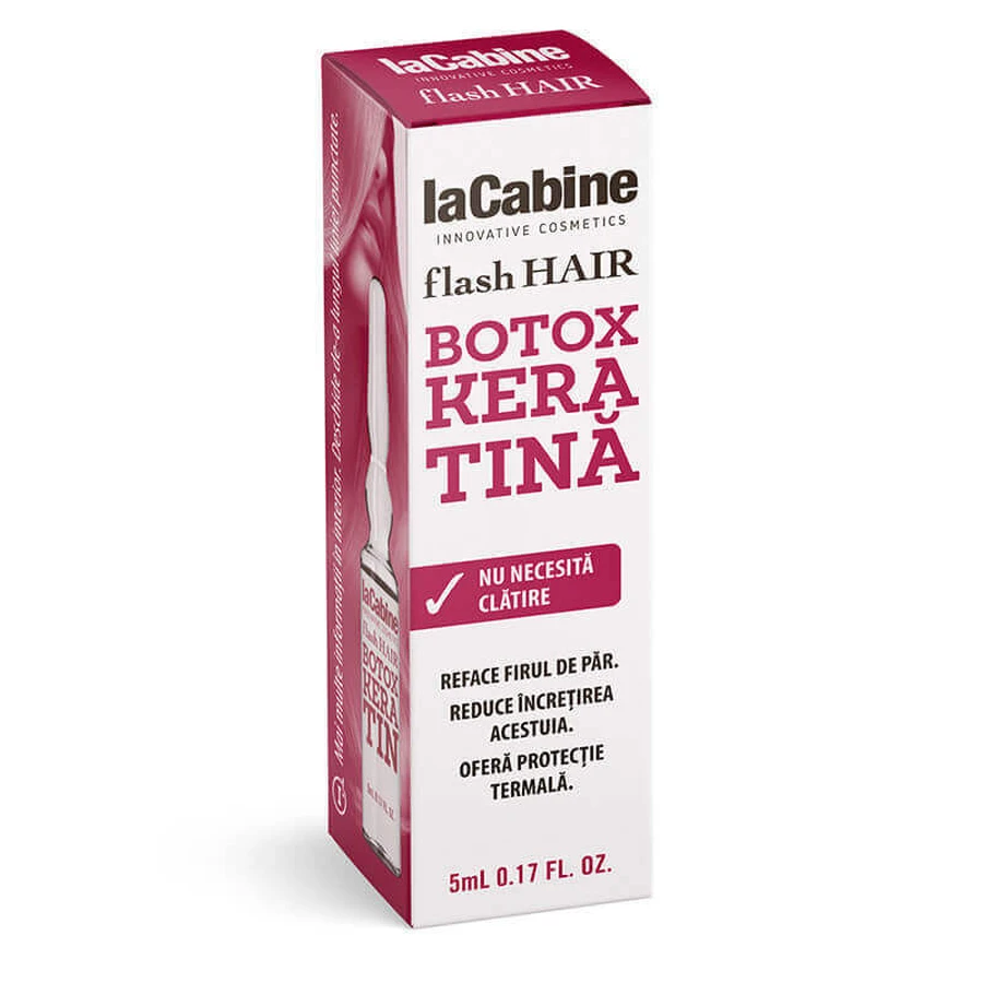 Флакон Flash Hair Botox Keratin, 1 флакон х 5 мл, La Cabine: цены и характеристики