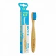 Бамбуковая зубная щетка для детей, голубая, Nordics