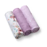 Подгузники из бамбукового волокна, фиолетовые, 3 штуки, Babyono