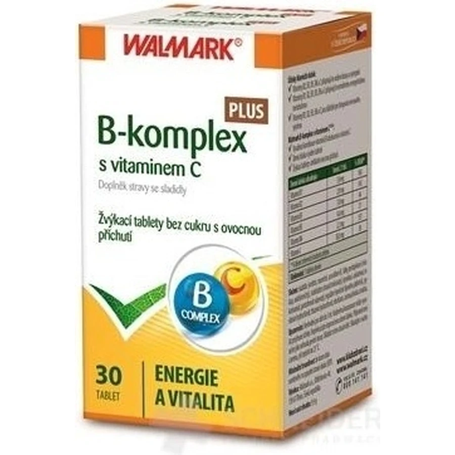WALMARK B-complex PLUS с витамином C 1×30 шт, пищевая добавка: цены и характеристики