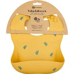 Petite&Mars Силіконовий нагрудник Take&Match Ochre Cacti 6m+: ціни та характеристики