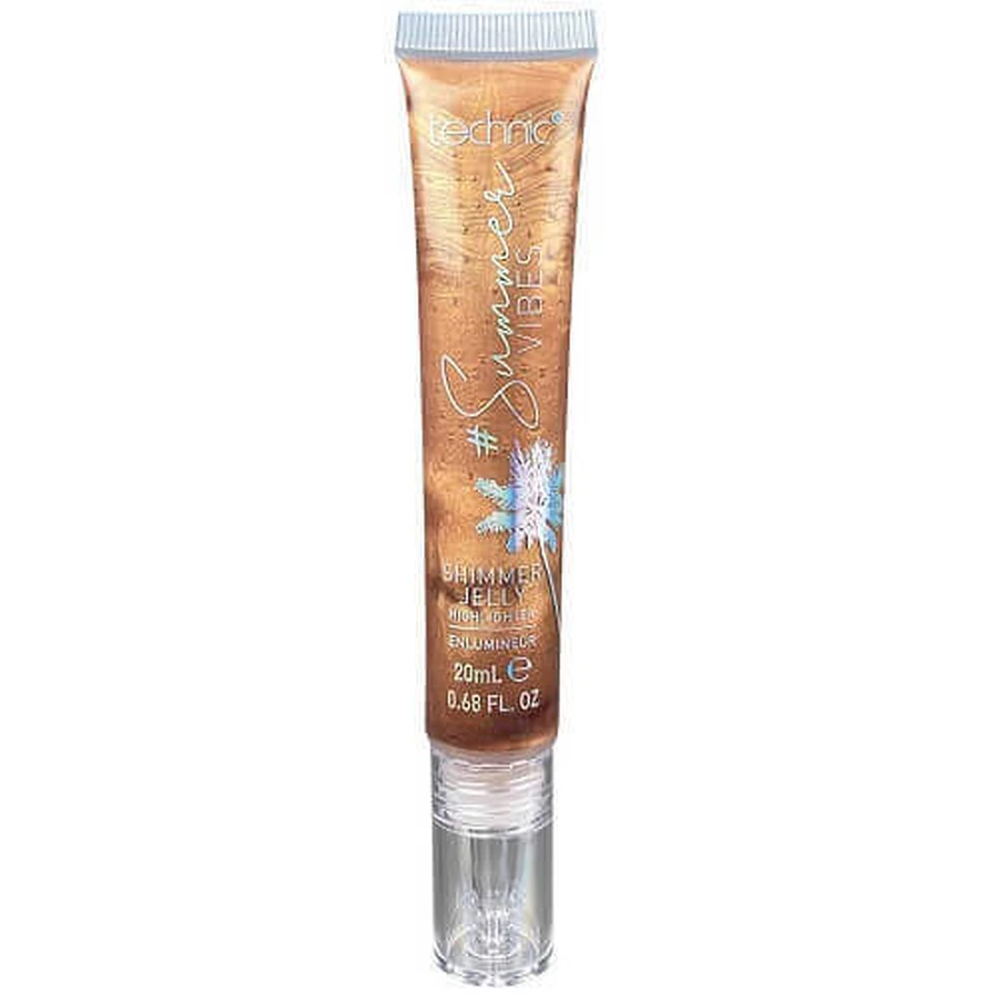 Illuminator, Technic, Summer Vibes, Мерехтливий желейний хайлайтер, Бронзова краса, 20 мл: ціни та характеристики