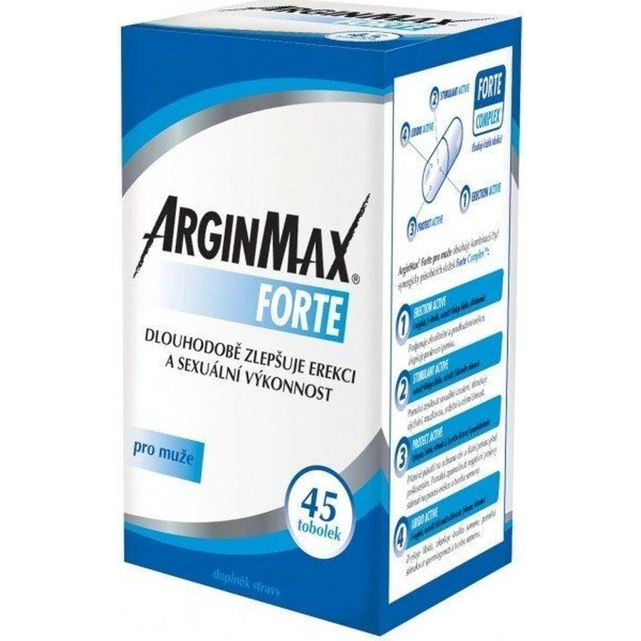 ArginMax FORTE для чоловіків 45 капсул: ціни та характеристики