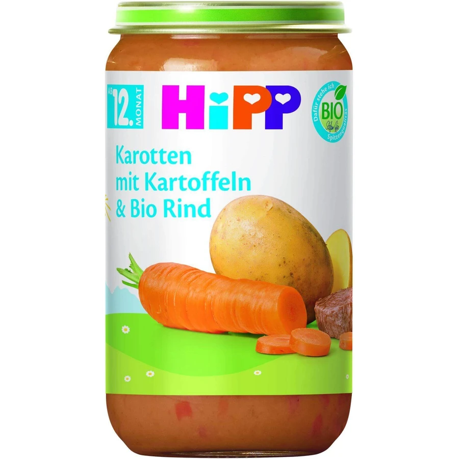 HiPP BIO Овочева суміш з яловичиною 250 г: ціни та характеристики