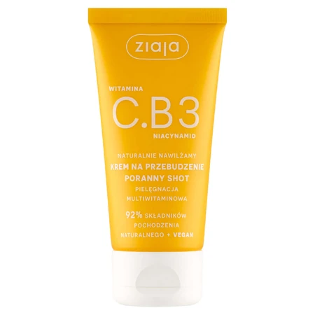 Набір Ziaja Vitamin C.B3 Niacinamide, крем для пробудження, 50 мл + лосьйон для тіла, 200 мл + тонік, 190 мл + гель для вмивання, 190 мл: ціни та характеристики