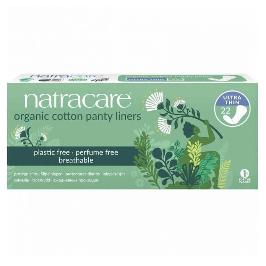Прокладки Natracare Panty Liners Ultra Thin, щоденні, органічні, ультратонкі, 22 шт.: ціни та характеристики