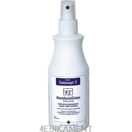 Hartmann BODE Cutasept F Spray 1×250 мл, бесцветное спиртовое дезинфицирующее средство для ванных комнат: цены и характеристики