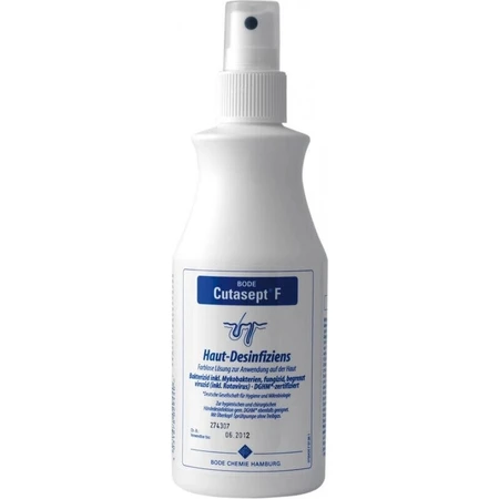 Hartmann BODE Cutasept F Spray 1×250 мл, бесцветное спиртовое дезинфицирующее средство для ванных комнат: цены и характеристики