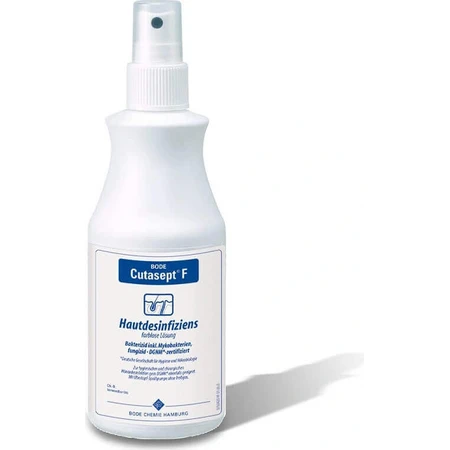 Hartmann BODE Cutasept F Spray 1×250 мл, бесцветное спиртовое дезинфицирующее средство для ванных комнат: цены и характеристики