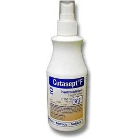 Hartmann BODE Cutasept F Spray 1×250 мл, бесцветное спиртовое дезинфицирующее средство для ванных комнат: цены и характеристики