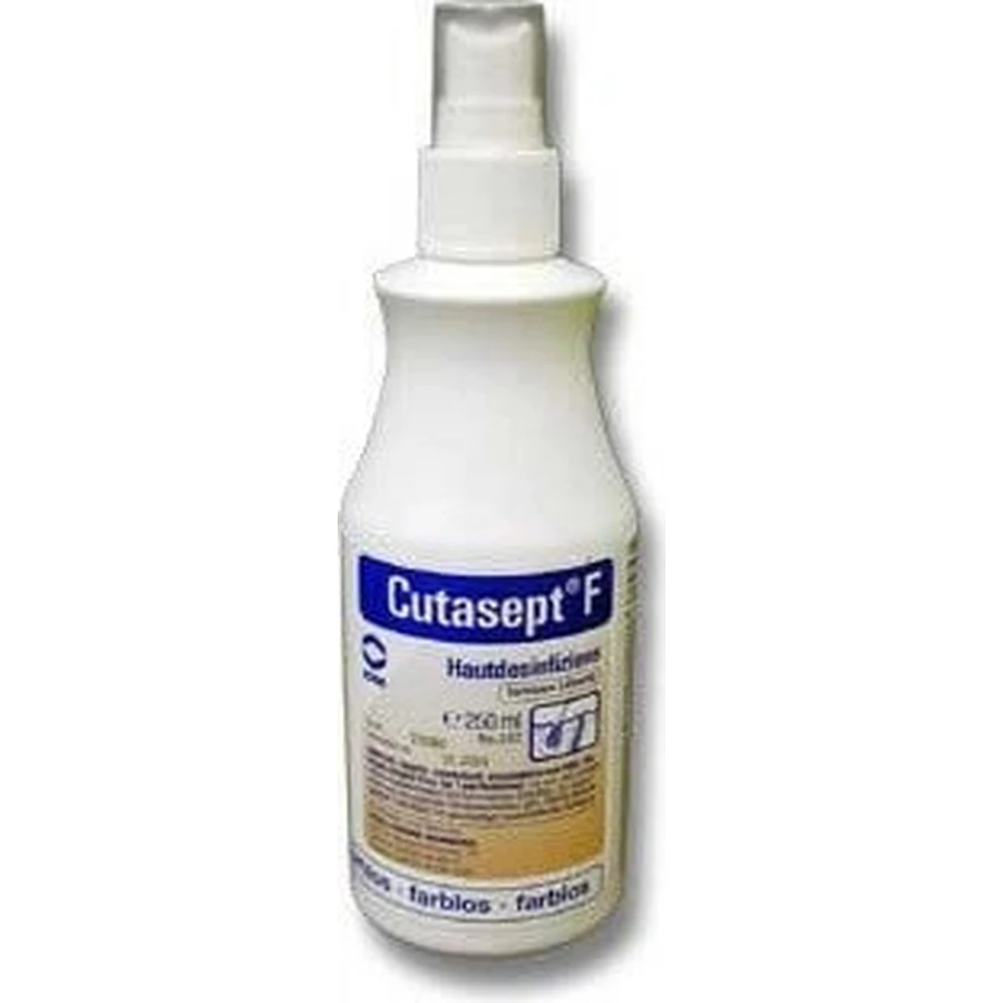 Hartmann BODE Cutasept F Spray 1×250 мл, бесцветное спиртовое дезинфицирующее средство для ванных комнат: цены и характеристики