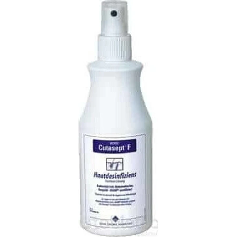 Hartmann BODE Cutasept F Spray 1×250 мл, бесцветное спиртовое дезинфицирующее средство для ванных комнат: цены и характеристики