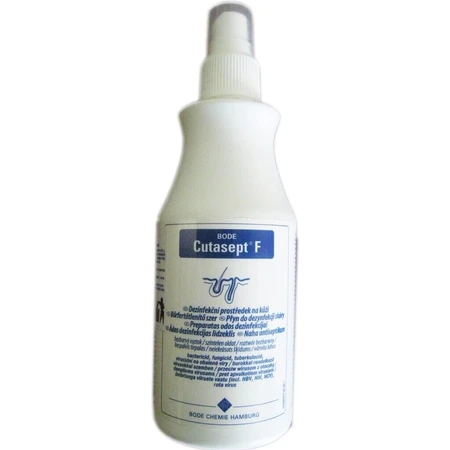 Hartmann BODE Cutasept F Spray 1×250 мл, бесцветное спиртовое дезинфицирующее средство для ванных комнат: цены и характеристики